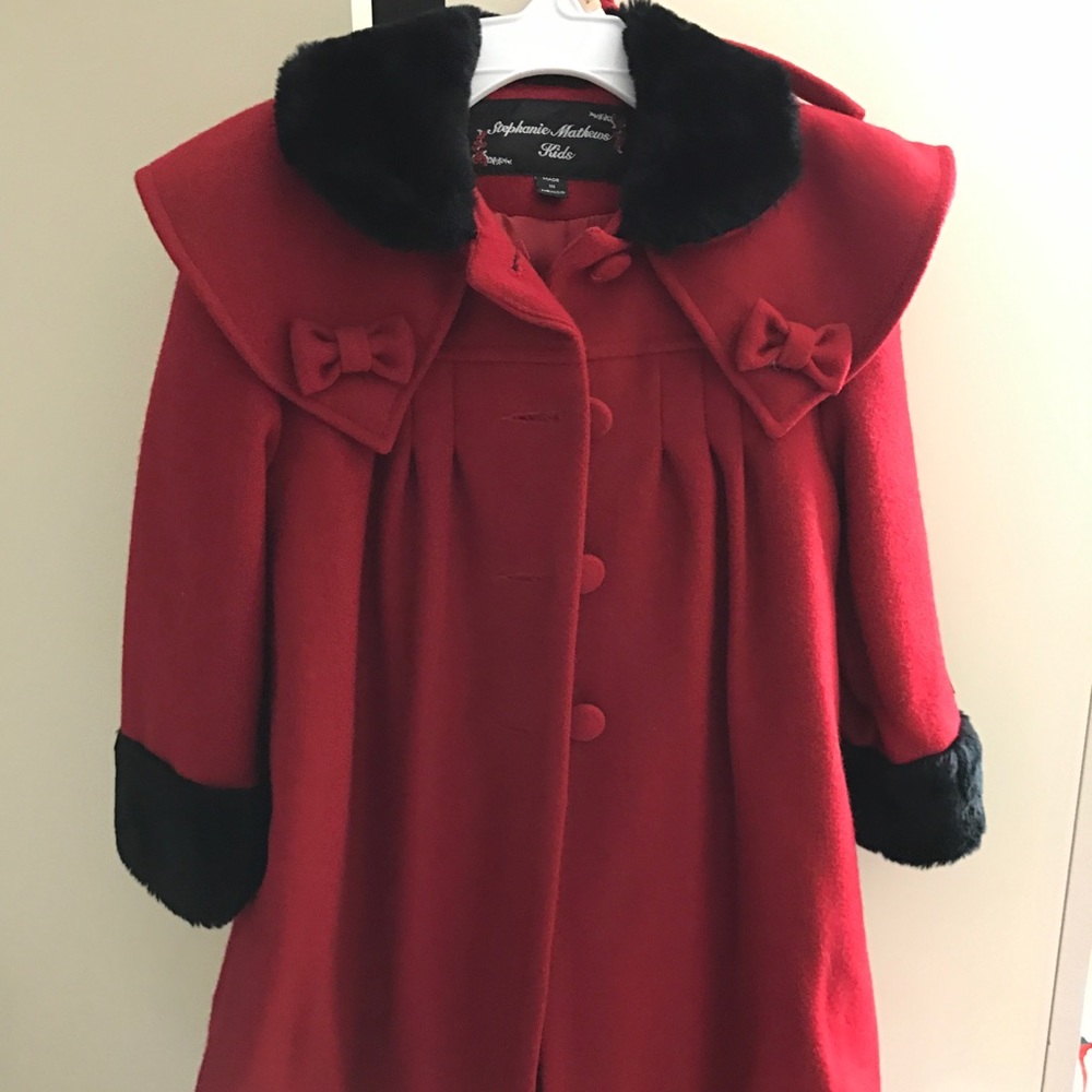 100% Wool coat size 3T three pieces